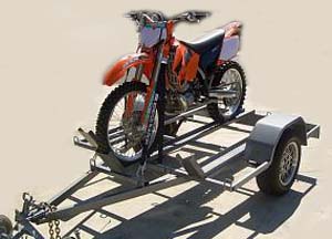 Motorbike trailer from Motorsport Hauler